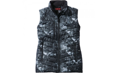 （株）自重堂  FG10000-142-3L  ＦＥＶＥＲＧＥＡＲ　電熱ベスト　ブラックカモフラ３Ｌ