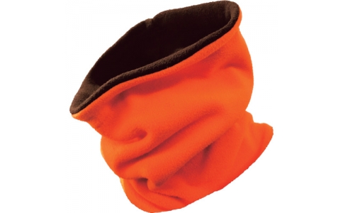 おたふく手袋（株）  B-45-OR  おたふく　フリースネックウォーマー　リバーシブル