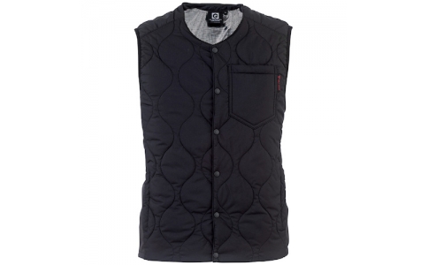 （株）岡潮  G-8079-BLACK-3L_61480001  岡潮　電熱ベスト＋モバイルバッテリー１０，０００ｍＡｈセット　Ｇ－８０７９　ブラック　３Ｌ