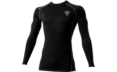 （株）ジーベック  6640-90-4L  ジーベック　長袖コンプレッション６６４０－９０－４Ｌ