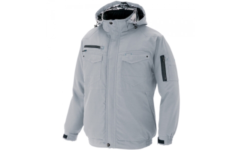 アイトス（株）  AZ8971-003-SS  アイトス　防寒ブルゾン（男女兼用）　裏地アルミプリント　シルバーグレー　ＳＳ