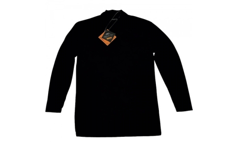 （株）アズ  9119-32M09  アズ　ＢＲＥＥＺＥ／ＴＥＸ　裏起毛インナー長袖ハイネック　黒　Ｍ