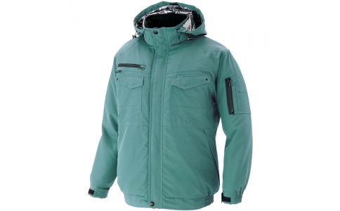 アイトス（株）  AZ8971-027-LL  アイトス　防寒ブルゾン（男女兼用）　裏地アルミプリント　ターコイズ　ＬＬ