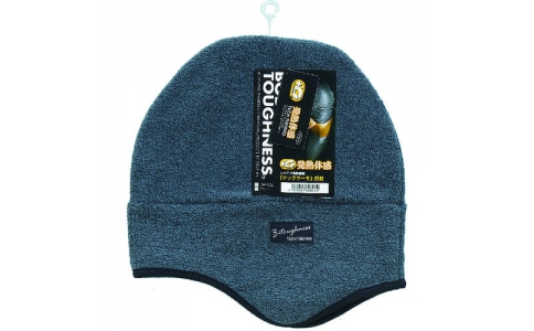 おたふく手袋（株）  JW-128-GR  おたふく　ＢＴサーモ耳付フリースワッチ　グレー