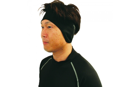 おたふく手袋（株）  JW-127-BK  おたふく　【今季完売】　発熱防風　イヤーウォーマー　ブラック