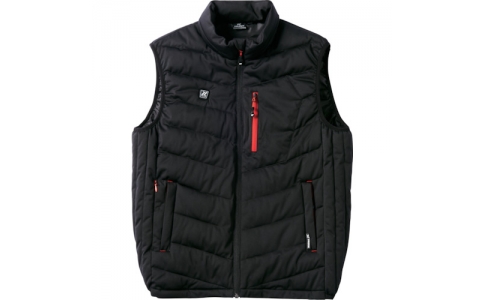 アイトス（株）  AZ8308-010-S  アイトス　【今季完売】襟付きヒーターベスト　ブラック　Ｓ