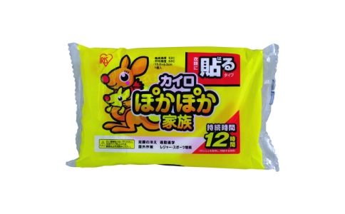 アイリスオーヤマ（株）  PKN-10HR  ＩＲＩＳ　２６４５９０　ぽかぽか家族　貼るレギュラー　１０Ｐ