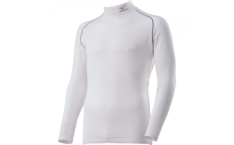 ミズノ（株）  F2JJ858201-M  ミズノ　ブレスサーモバイオギアシャツ　ホワイト　Ｍ