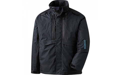 ミドリ安全（株）  VE2057UE-L  ミドリ安全　ベルデクセル　ハーネス対応防寒ジャケット　ＶＥ２０５７上　ネイビー　Ｌ