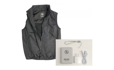 （株）グリーンクロス  6300020065  グリーンクロス　ＲＨ１２３ＳＥＴ－Ｌ　ヒートベスト　Ｌ　バッテリーセット