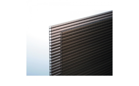 （株）光  KTP149W-2  光　ポリカ中空ボード９００×１４００×４ｍｍブラウンスモーク２枚入