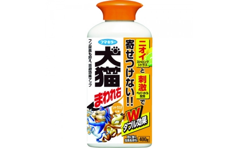 フマキラー（株）  432589  フマキラー　防獣用品　犬猫まわれ右　粒剤　４００ｇ　シトラスの香り