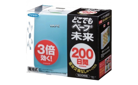 フマキラー（株）  4902424430301  フマキラー　どこでもベープ未来２００日セット　メタリックブルー