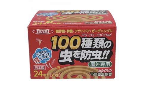 イカリ消毒（株）  IK031809  イカリ消毒　ムシクリン不快害虫線香２４巻