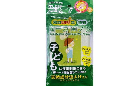 （株）グリーンクロス  6300032850  グリーンクロス　虫よけウエットティッシュ　ユーカノン　箱