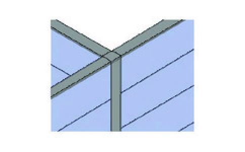 プラス（株）  LF-10R-90T DGY  プラス　６２５１５１）ＬＦ　連結部材　高さ同位置　ＬＦ－１０Ｒ－９０Ｔ　ＤＧＹ