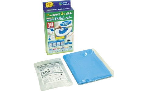 平井工具（株）  870240  ＢＲＯＷＮ　非常用トイレ　セルレット　１０回分セット