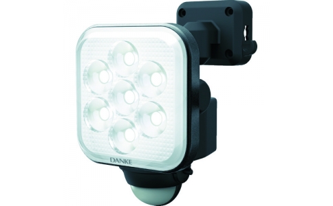 （株）ムサシ  E40108  ダンケ　８Ｗ×１灯　フリーアーム式ＬＥＤセンサーライト