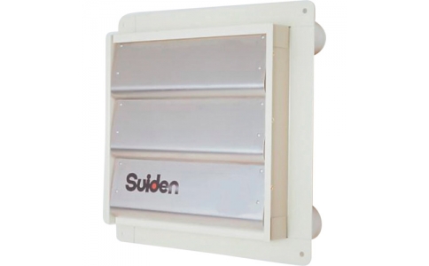 （株）スイデン  SCFS-25  スイデン　有圧換気扇専用風圧式シャッター　２５ｃｍ用