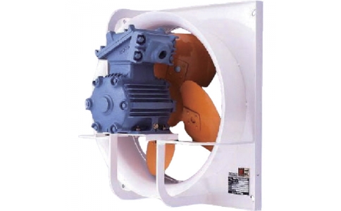 （株）スイデン  SCF-50D2  スイデン　有圧換気扇　ハネ径５０ｃｍ　１速式　３相２００Ｖ　安全増防爆型