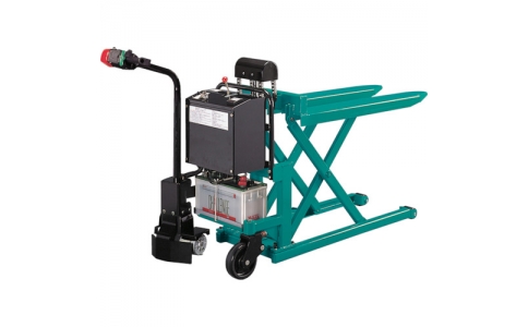 （株）スギヤス  ALV98T  ビシャモン　スクーパー（バッテリー上昇走行式）　脱着式テーブル付