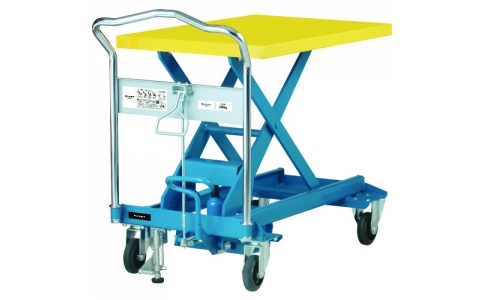 花岡車輛（株）  UDA-500  ダンディ　スチール製リフト台車　足踏み油圧ジャッキ式　５００ｋｇ　Ｗ９１０×Ｄ６００