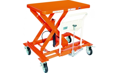 トラスコ中山（株）  HLFA-S500LLS-B  ＴＲＵＳＣＯ　ハンドリフター　サイドハンドル　５００ｋｇ　４輪自在　早送り無し