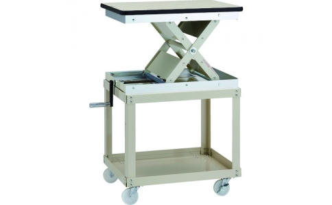 トラスコ中山（株）  LH-700M  ＴＲＵＳＣＯ　ローハイシステム　リフター　スクリュー式　４５０Ｘ６００　ワゴン仕様