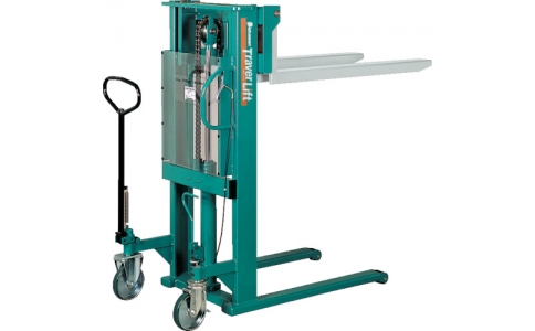 （株）スギヤス  ST100  ビシャモン　トラバーリフト（手動油圧式）　均等荷重１０００ｋｇ