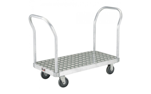 トラスコ中山（株）  TBF2448SU  ＴＲＵＳＣＯ　アルミ製台車　両袖型　１２２０Ｘ６１０