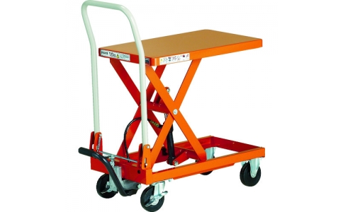 トラスコ中山（株）  HLFA-S120  ＴＲＵＳＣＯ　ハンドリフター　１２０ｋｇ　折りたたみ式３５０Ｘ５７０