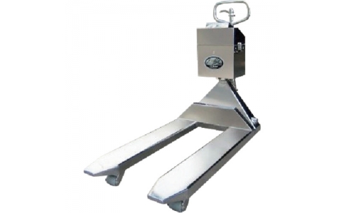 （株）守隨本店  FTAS0KS  ＳＨＵＺＵＩ　ハンドパレットスケール　フロアタートル・オールステンレス（取引証明用）　秤量１．５ｔ　国家検定付　Ｓサイズ