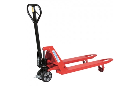 （株）ハマコＳ．Ｓ  PTO-15-105-55S-B  ＨＡＭＡＣＯ　ハンドパレットトラック１．５Ｔ（シングルロードホイール）ＰＫ付