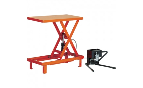 トラスコ中山（株）  HLFW-S150  ＴＲＵＳＣＯ　ワークテーブルリフト１５０ｋｇ　足踏式　４００Ｘ７２０