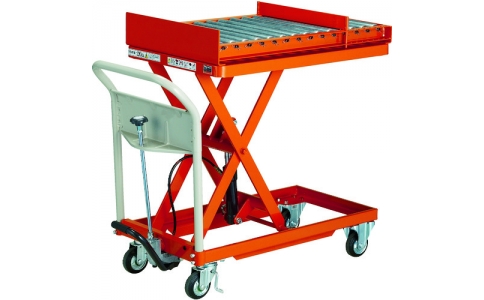 トラスコ中山（株）  HLFA-E500M1  ＴＲＵＳＣＯ　金型移動用ハンドリフター　４５０ｋｇ　６００Ｘ９００