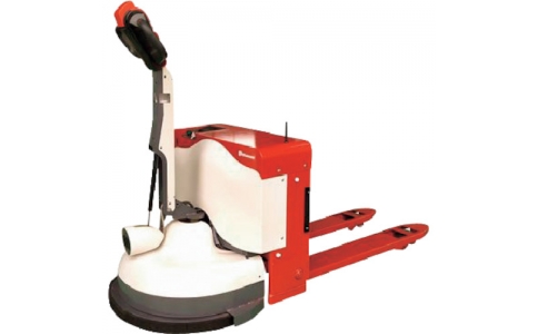 （株）スギヤス  ABM15-60M  ビシャモン　ハンドパレットトラック式無人搬送車　デリバリーハンド