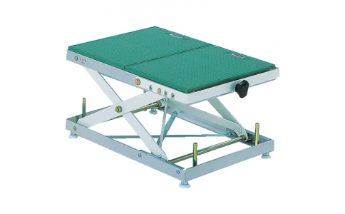 丸善精工（株）  LH-30P  丸善化工　ローハイシステムリフター有段階式アルミ枠・樹脂天板製固定式