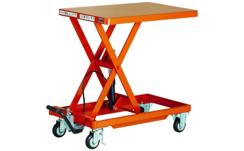 トラスコ中山（株）  HLLA-E500  ＴＲＵＳＣＯ　作業台リフター　５００ｋｇ　６００Ｘ９００　ハンドルレス