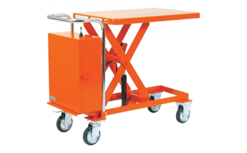 トラスコ中山（株）  HLA-800M  ＴＲＵＳＣＯ　充電式ハンドリフター積載８００ｋｇ板寸９００×６００