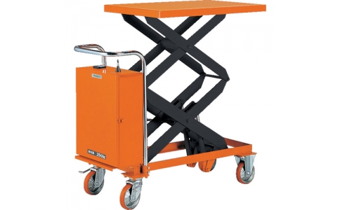 トラスコ中山（株）  HLA-250W  ＴＲＵＳＣＯ　充電式ハンドリフター積載２５０ｋｇ板寸９００×６００