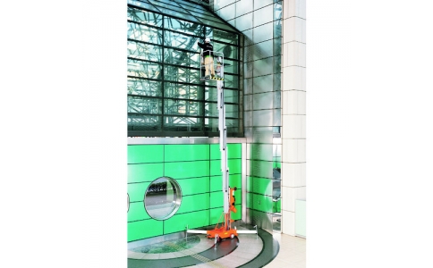 長谷川工業（株）  UL25EI-AC  ハセガワ　マスト式高所作業台　７．５ｍ