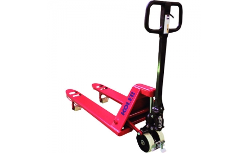 トラスコ中山（株）  HLF-150B  ＴＲＵＳＣＯ　フット式ハンドリフター１５０ｋｇテーブル７２０×４００青