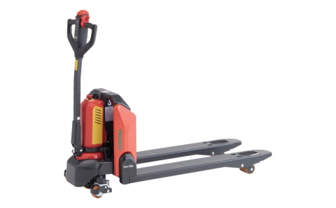 トラスコ中山（株）  ET12T-510WSP  ＴＲＵＳＣＯ　電動ハンドパレットトラックＥ－ＴＲＡ　１．２ｔ用　１１５０Ｘ５４０　低床