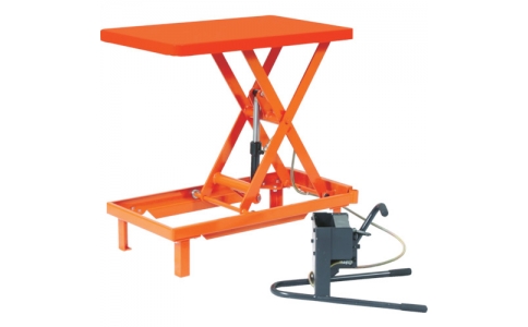 トラスコ中山（株）  HLFWN-250  ＴＲＵＳＣＯ　ワークテーブルリフト２５０ｋｇ　足踏式　５００Ｘ８００