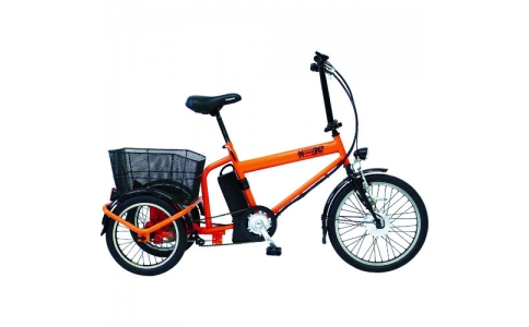 トラスコ中山（株）  THR-5503E  ＴＲＵＳＣＯ　電動アシストノーパンク三輪自転車　“ハザードランナー　トライアシスト”