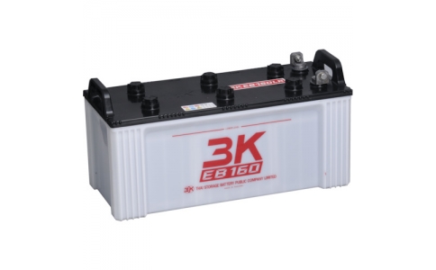 シロキコーポレーション（株）  7631002  シロキ　３Ｋ　ＥＢサイクルバッテリー　ＥＢ１６０　Ｔ端子