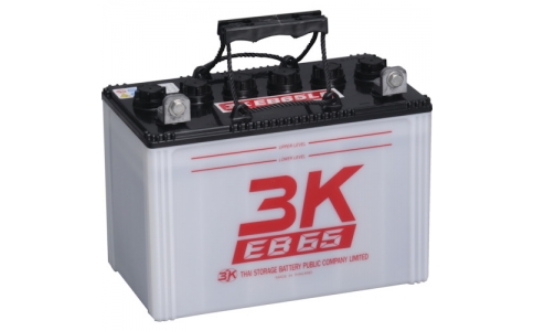 シロキコーポレーション（株）  7630998  シロキ　３Ｋ　ＥＢサイクルバッテリー　ＥＢ６５　Ｔ端子