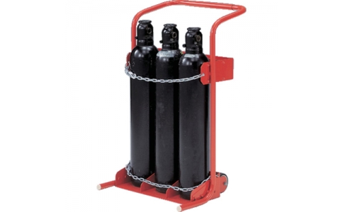 アズワン（株）  1-6084-01  ＡＳ　ボンベトラックスタンド１０－３型