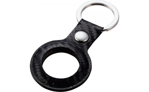 エレコム（株）  AT-LBKCB  エレコム　ＡｉｒＴａｇ用アクセサリ　キーリング付ソフトレザーバンパー　カーボンブラック