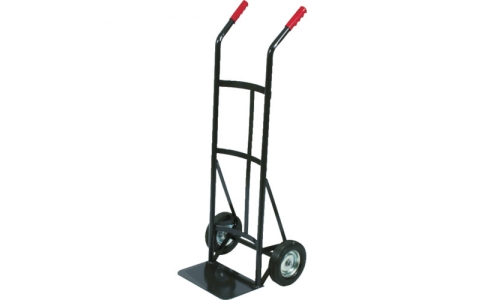 トラスコ中山（株）  HT-42N-BK  ＴＲＵＳＣＯ　スチールパイプ製二輪運搬車　ブラック